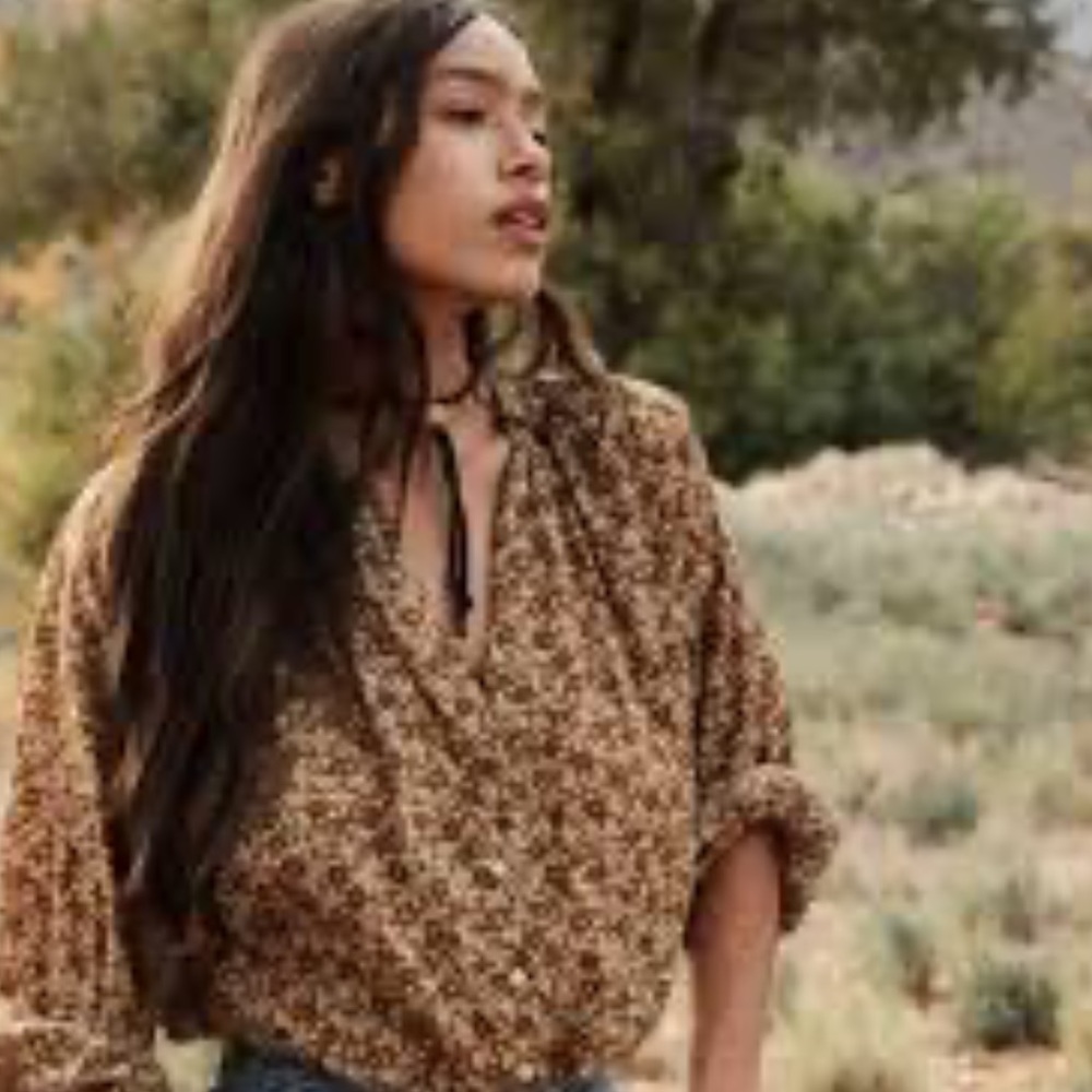 Dôen Jane Blouse Golden Mesa Flor
